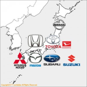 自動車メーカー相関図２０１１　日本編