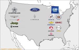 自動車メーカー相関図２０１１　北米編