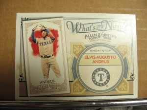 2012 Topps Allen & Ginter's