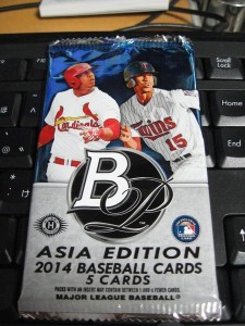 2014 Bowman Platinum Asia Edition