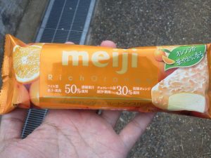 明治リッチオレンジチョコレートアイスバー