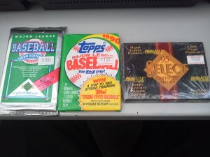 1990 UD、1990 Topps、1995 Pinnacle Select