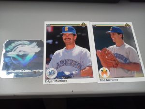 1990 UD、1990 Topps、1995 Pinnacle Select