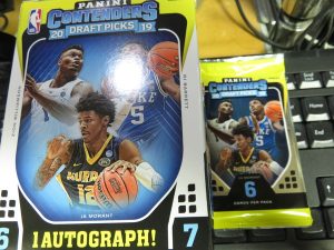 2019-20 Panini Contenders Draft Picks Basketball Blister Box