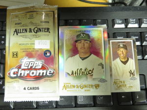 2020 MLB Topps Allen&Ginter Chrome
