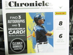 2021 MLB Panini Chronicles ボックス
